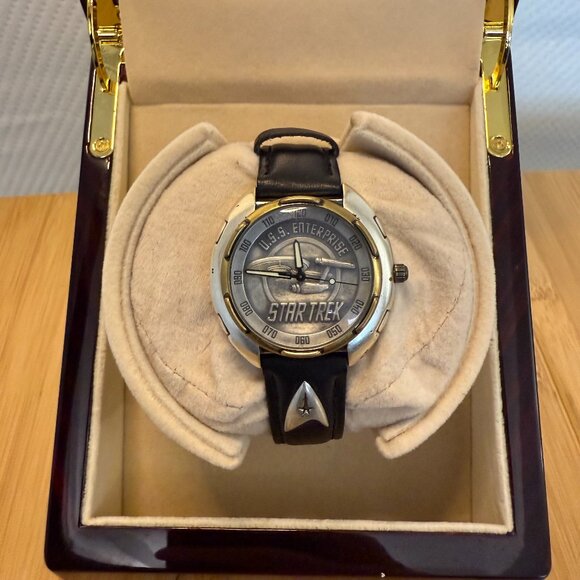 1995 Fossil Limited Edition Star Trek USS Enterprise Watch